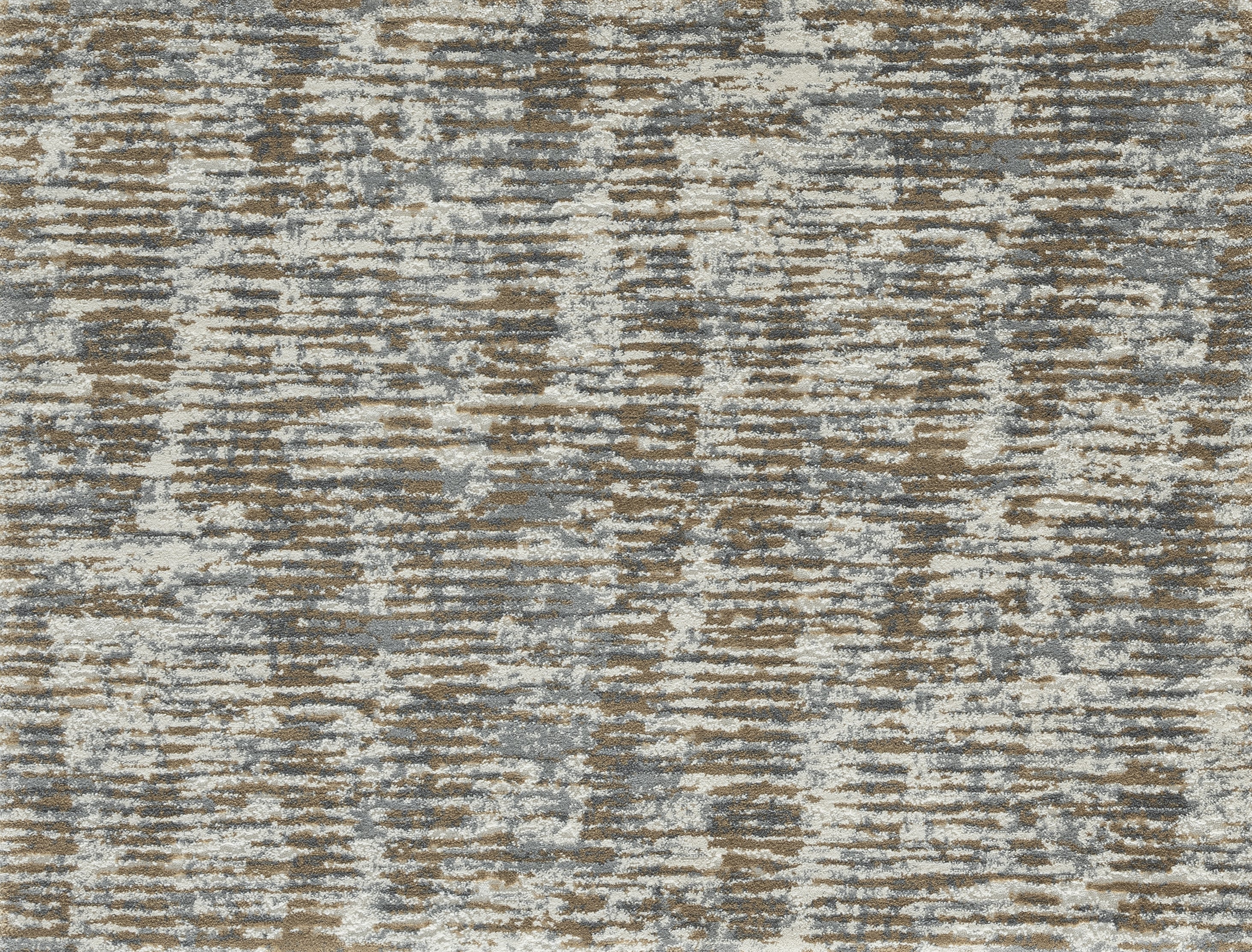 Custom & Wall to Wall Glam Rock Golden Lt. Gold - Gold & Lt. Grey - Grey Machine Made Rug