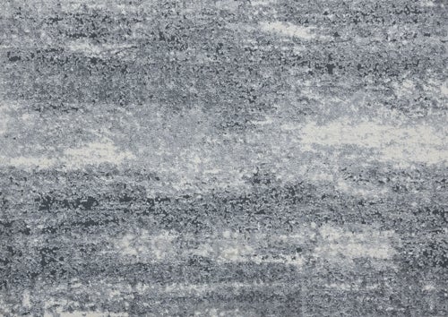 Custom Rugs, Runners & Rounds Rock and Roll Metal Lt. Grey - Grey Machine Made Rug