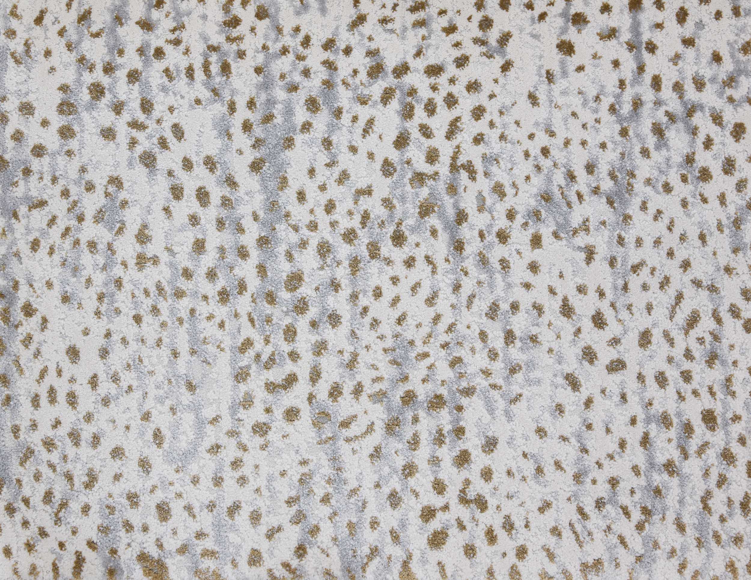 Custom Rugs, Runners & Rounds Pop Rock Golden Lt. Gold - Gold & Lt. Grey - Grey Hand Knotted Rug