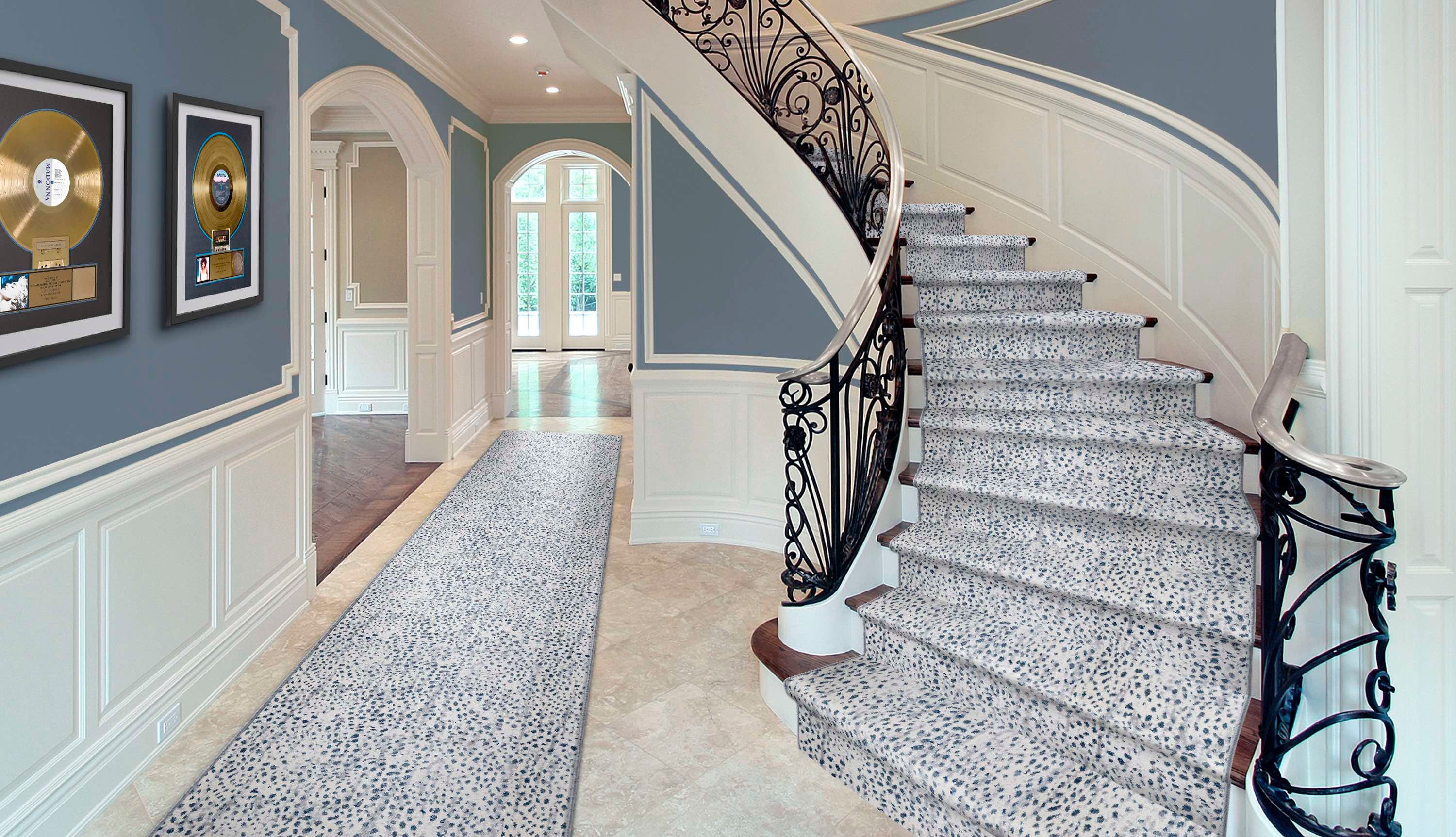 Custom Rugs, Runners & Rounds Pop Rock Metal Lt. Grey - Grey Machine Made Rug