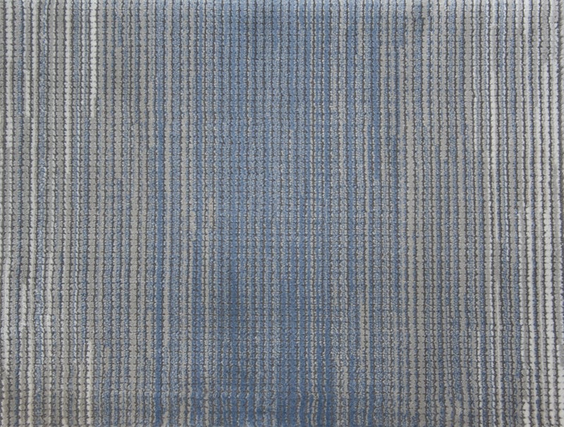 Custom Rugs, Runners & Rounds Juxtaposition Glacier Medium Blue - Navy & Lt. Grey - Grey Machine Made Rug
