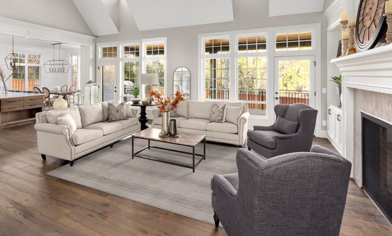Custom Rugs, Runners & Rounds Juxtaposition Steel Blue Lt. Blue - Blue Machine Made Rug
