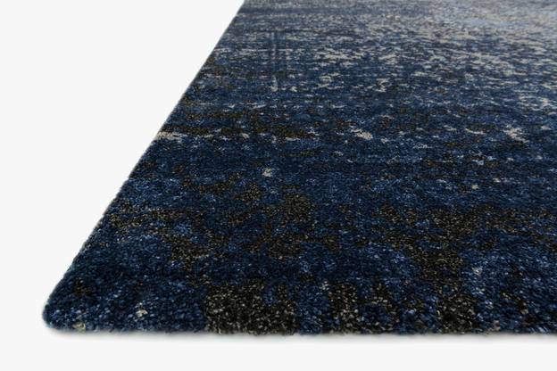 Contemporary Rugs & Transitional Rugs Viera VR-07 Grey/Navy Medium Blue - Navy & Lt. Grey - Grey Machine Made Rug