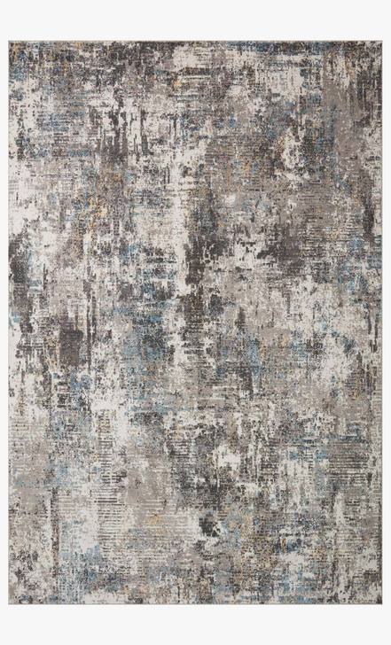 Contemporary & Transitional Rugs Maeve MAE-02 Slate Lt. Grey - Grey & Lt. Blue - Blue Machine Made Rug