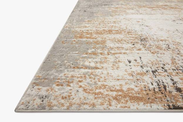Contemporary & Modern Rugs Bianca BIA-01 Stone/Gold Black - Charcoal & Lt. Gold - Gold Machine Made Rug