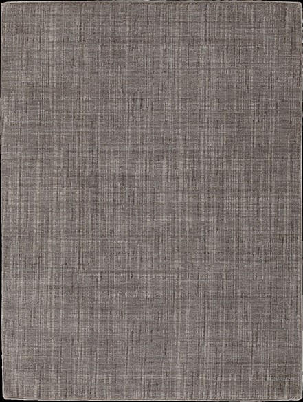 Custom & Wall to Wall GRAND TEXTURES PT-44STEEL Lt. Grey - Grey Machine Made Rug