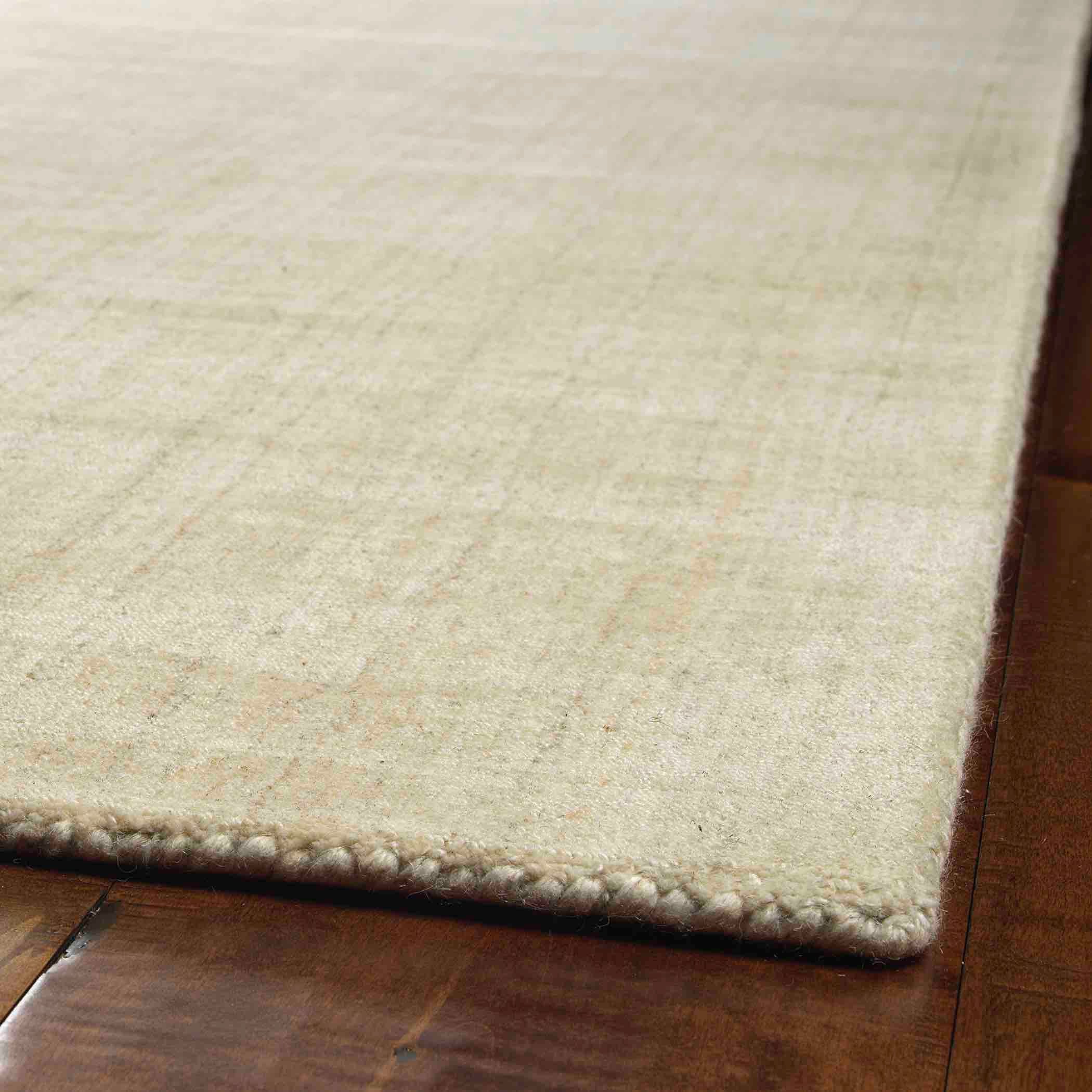 Contemporary Rugs & Transitional Rugs Divinity Rug Canvas Ivory - Beige Hand Tufted Rug
