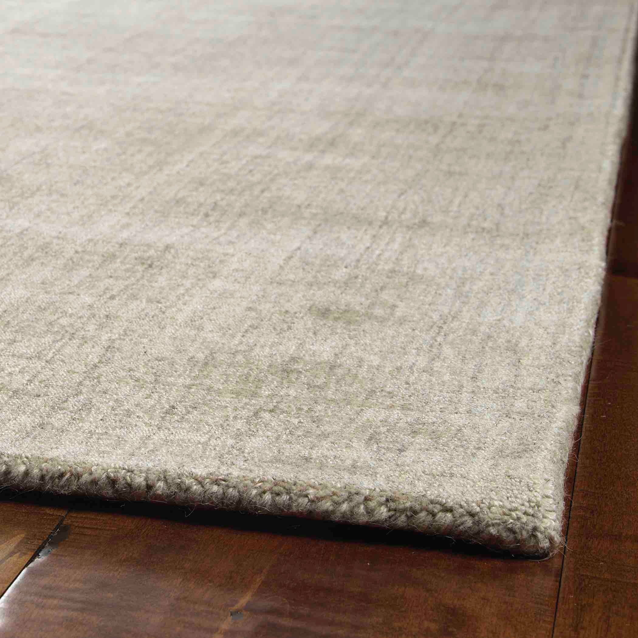 Contemporary & Modern Rugs Divinity Rug Fossil Lt. Grey - Grey & Camel - Taupe Hand Tufted Rug