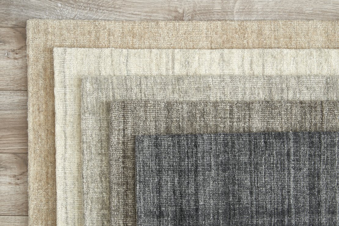 Custom Rugs, Runners & Rounds Divinity Custom Moonlight Black - Charcoal Hand Tufted Rug