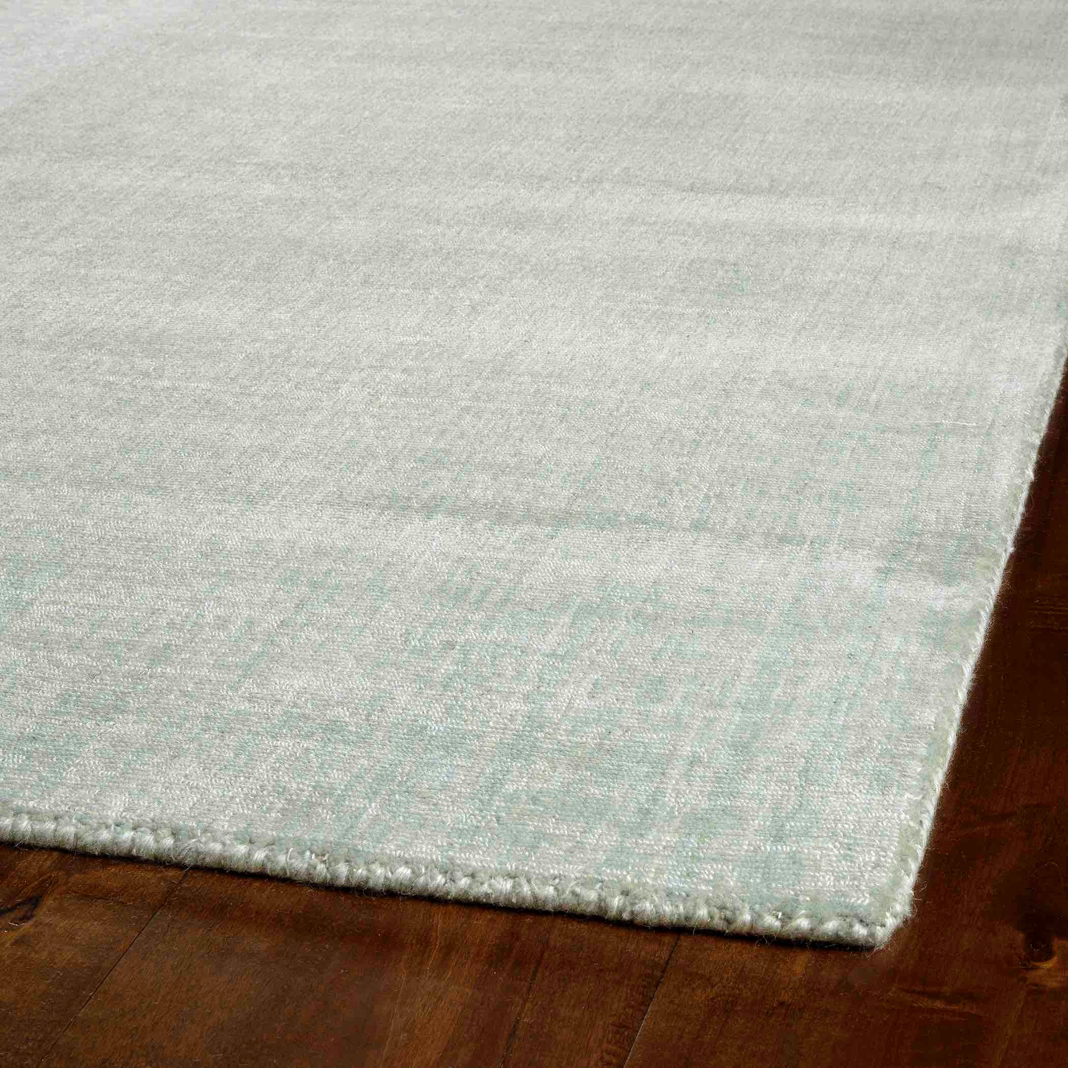 Contemporary & Transitional Rugs Deva Rug Mist Lt. Blue - Blue & Lt. Grey - Grey Hand Tufted Rug