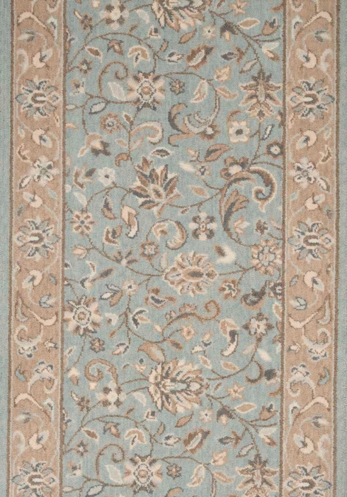 Hall & Stair Runner Rugs Estate 2 Sagamore 2 Blue Lt. Blue - Blue & Ivory - Beige Machine Made Rug