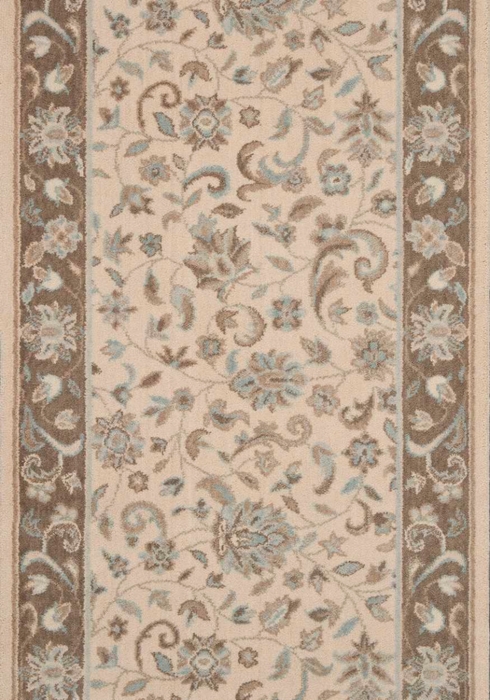 Hall & Stair Runner Rugs Estate 2 Sagamore 2 Ivory Ivory - Beige Machine Made Rug