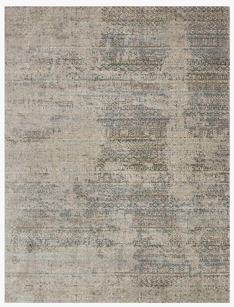 Contemporary Rugs & Transitional Rugs Javari Ivory Sea Lt.Green & Ivory - Beige Machine Made Rug