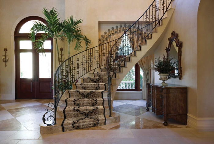 Hall & Stair Runner Rugs NOURISON 2000 ROLL RUNNER 2000-2211 BLACK Black - Charcoal & Lt. Gold - Gold Hand Tufted Rug