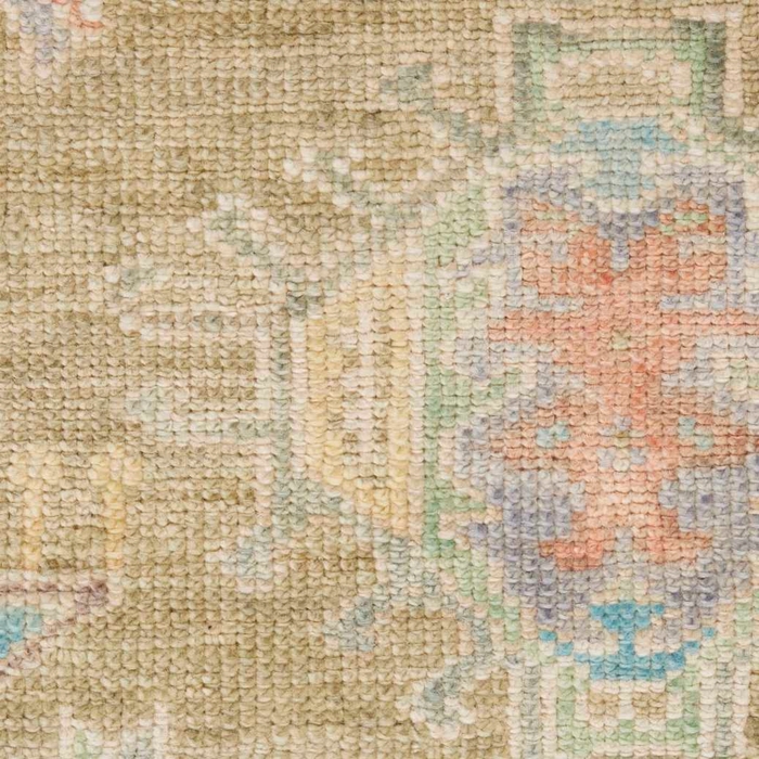 Oushak Rugs Odessa ODS05 Sage/Multi Lt.Green & Multi Hand Woven Rug