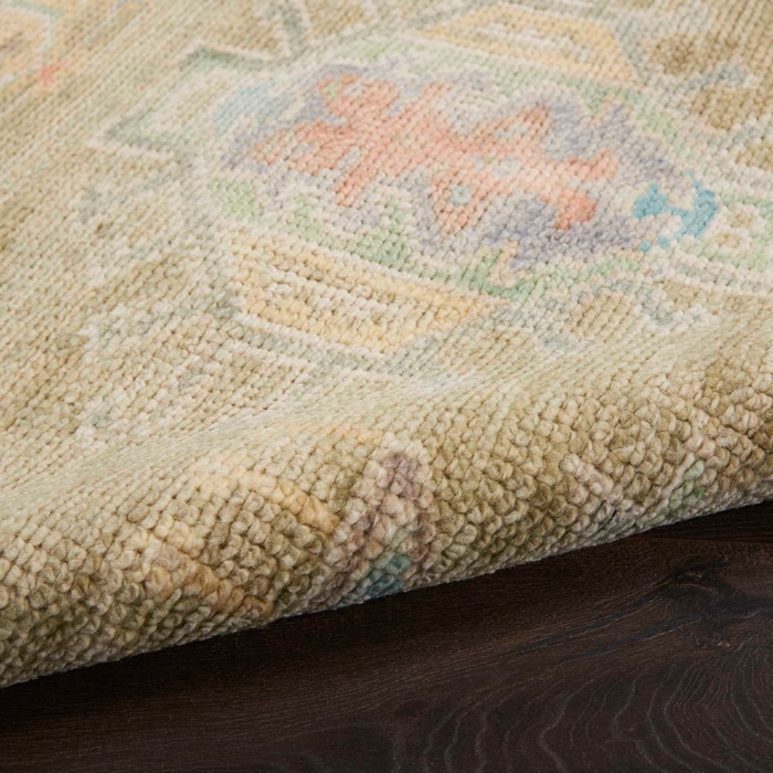 Oushak Rugs Odessa ODS05 Sage/Multi Lt.Green & Multi Hand Woven Rug
