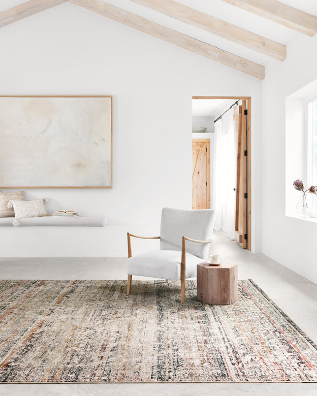 Contemporary Rugs & Transitional Rugs Theia THE-03 Taupe/Multi Camel - Taupe & Multi Machine Made Rug