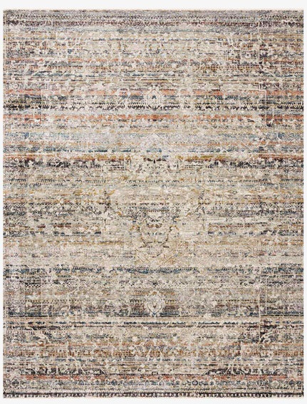 Contemporary Rugs & Transitional Rugs Theia THE-03 Taupe/Multi Camel - Taupe & Multi Machine Made Rug