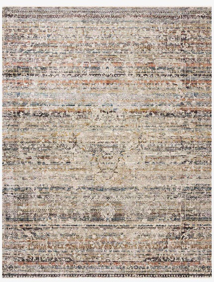 Contemporary & Transitional Rugs Theia THE-03 Taupe/Multi Camel - Taupe & Multi Machine Made Rug