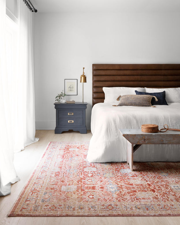 Contemporary Rugs & Transitional Rugs Claire CLE-01 Red/Ivory Red - Burgundy & Ivory - Beige Machine Made Rug