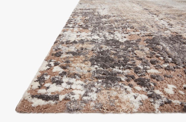 Contemporary Rugs & Transitional Rugs Theory THY-04 Taupe/Grey Camel - Taupe & Lt. Grey - Grey Machine Made Rug