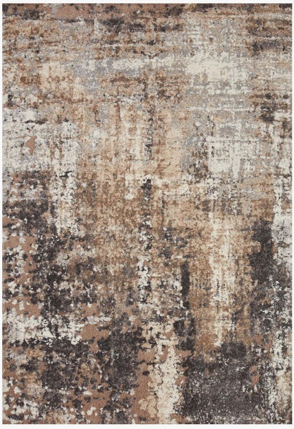 Contemporary Rugs & Transitional Rugs Theory THY-04 Taupe/Grey Camel - Taupe & Lt. Grey - Grey Machine Made Rug