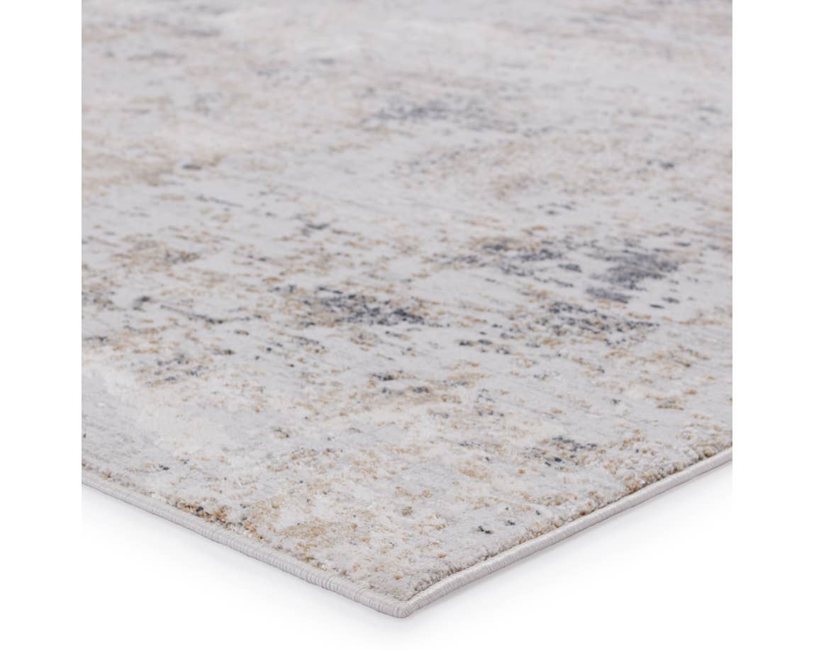 Contemporary Rugs & Transitional Rugs Cirque CIQ 39 Alcina Lt. Grey - Grey & Black - Charcoal Machine Made Rug