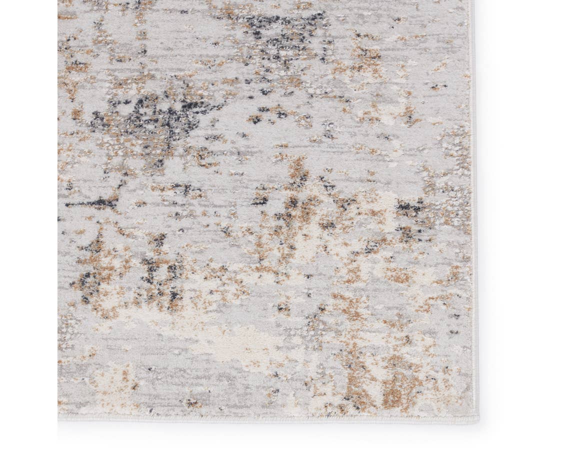 Contemporary Rugs & Transitional Rugs Cirque CIQ 39 Alcina Lt. Grey - Grey & Black - Charcoal Machine Made Rug
