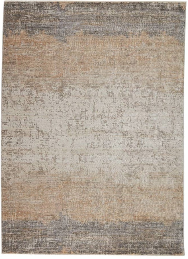 Contemporary Rugs & Transitional Rugs En Blanc EBC08 Ivory - Beige & Camel - Taupe Machine Made Rug