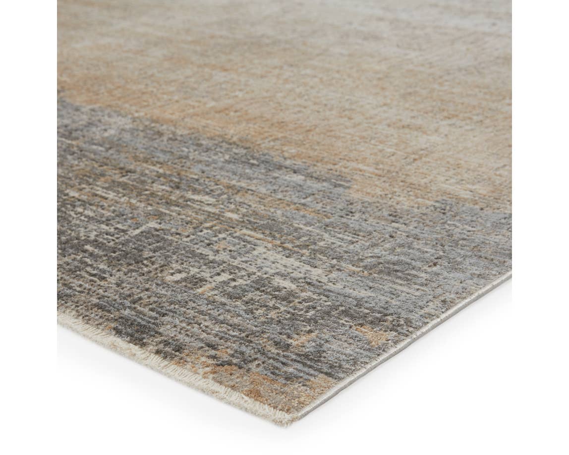 Contemporary Rugs & Transitional Rugs En Blanc EBC08 Ivory - Beige & Camel - Taupe Machine Made Rug