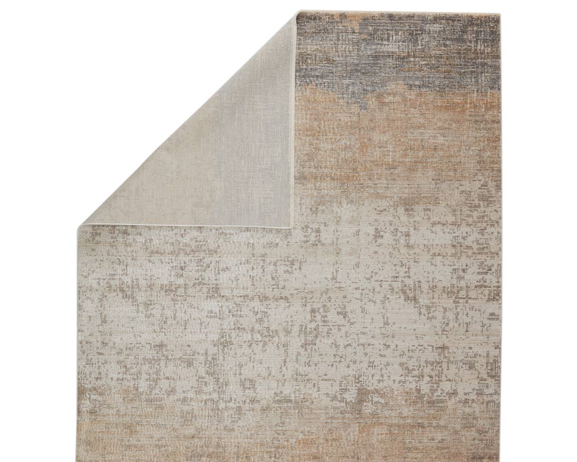 Contemporary & Transitional Rugs En Blanc EBC08 Ivory - Beige & Camel - Taupe Machine Made Rug