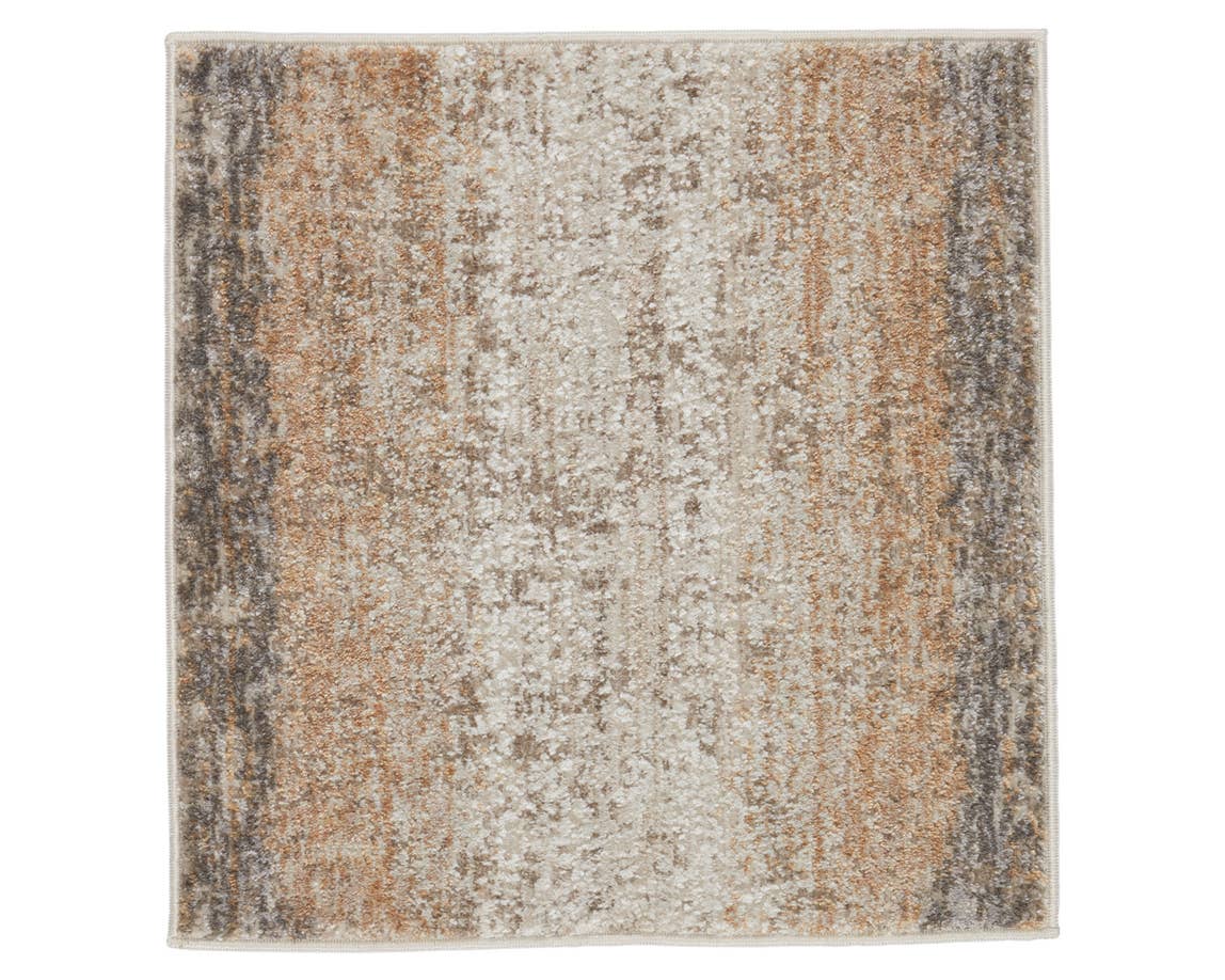 Contemporary & Transitional Rugs En Blanc EBC08 Ivory - Beige & Camel - Taupe Machine Made Rug