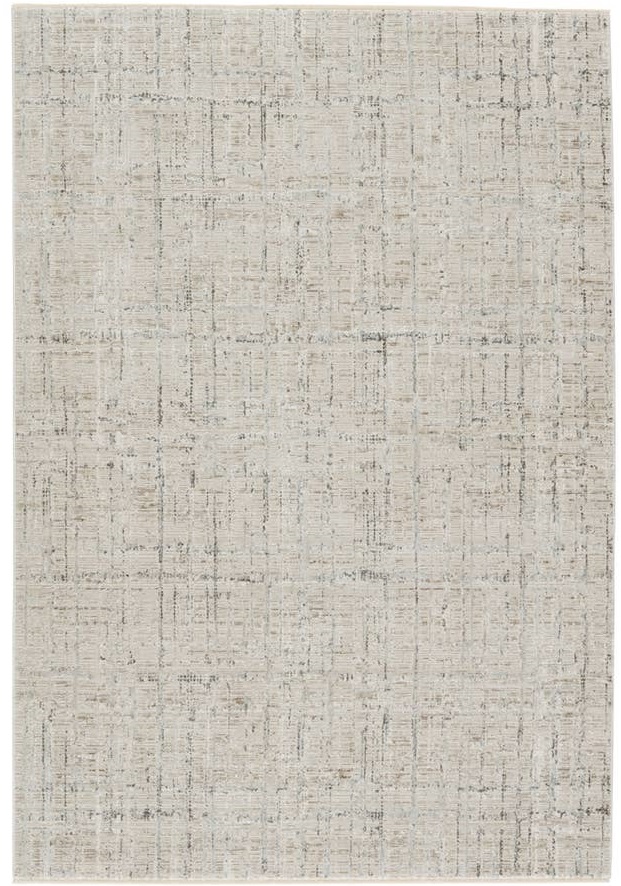 Contemporary Rugs & Transitional Rugs En Blanc EBC10 Lt. Grey - Grey & Camel - Taupe Machine Made Rug