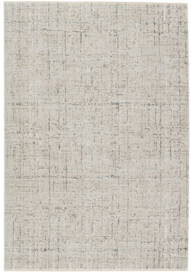 Contemporary & Transitional Rugs En Blanc EBC10 Lt. Grey - Grey & Camel - Taupe Machine Made Rug