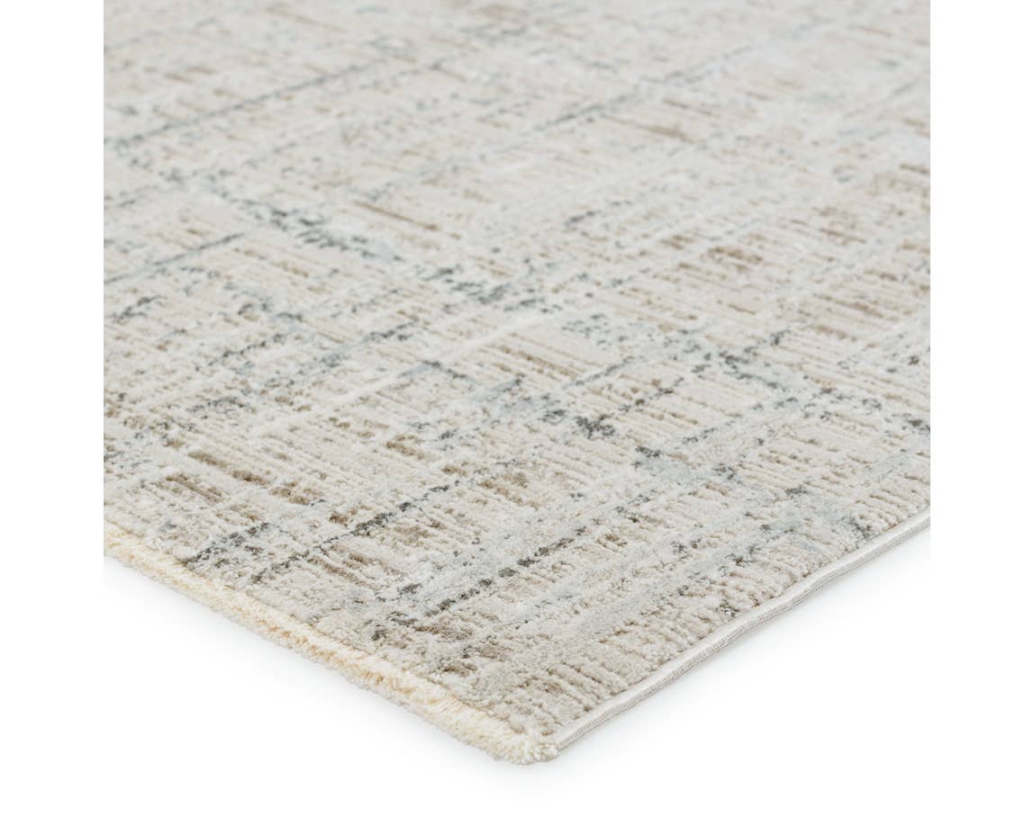 Contemporary & Transitional Rugs En Blanc EBC10 Lt. Grey - Grey & Camel - Taupe Machine Made Rug