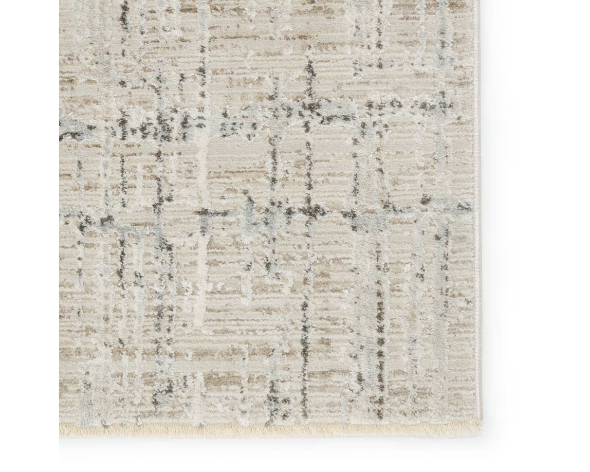 Contemporary Rugs & Transitional Rugs En Blanc EBC10 Lt. Grey - Grey & Camel - Taupe Machine Made Rug