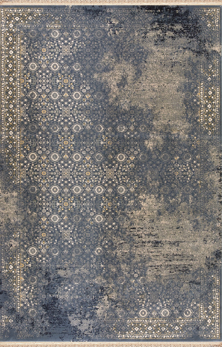 Contemporary Rugs & Transitional Rugs Brilliant Rug 72403-900 (Rug) Medium Blue - Navy Machine Made Rug