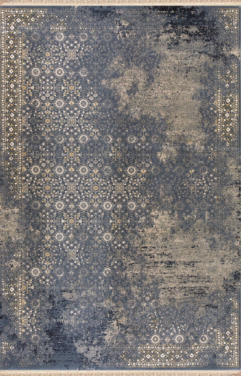 Contemporary & Transitional Rugs Brilliant Rug 72403-900 (Rug) Medium Blue - Navy Machine Made Rug