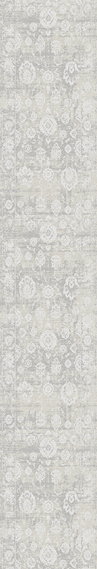 Hall & Stair Runners Castilla 3530-109 Runner Lt. Grey - Grey & Ivory - Beige Machine Made Rug