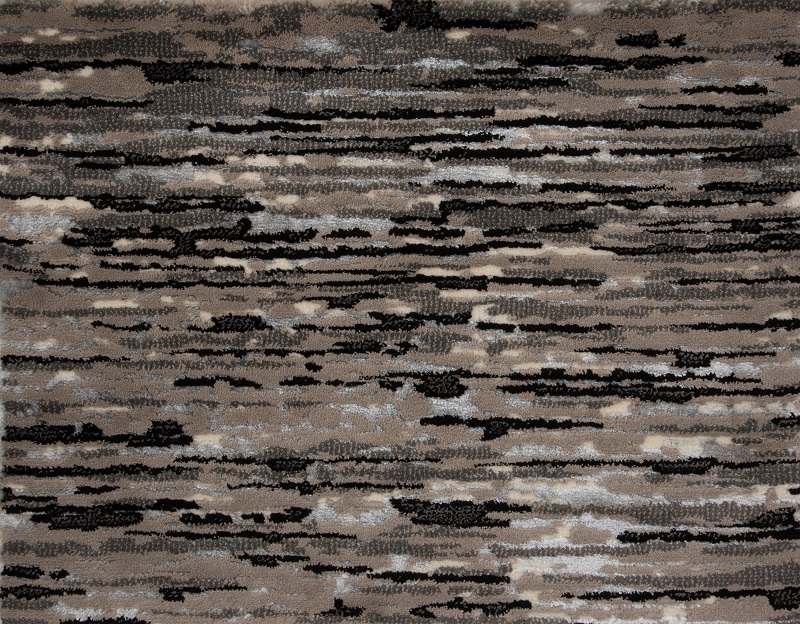 Custom Rugs, Runners & Rounds Atwater Onyx Black - Charcoal Machine Made Rug