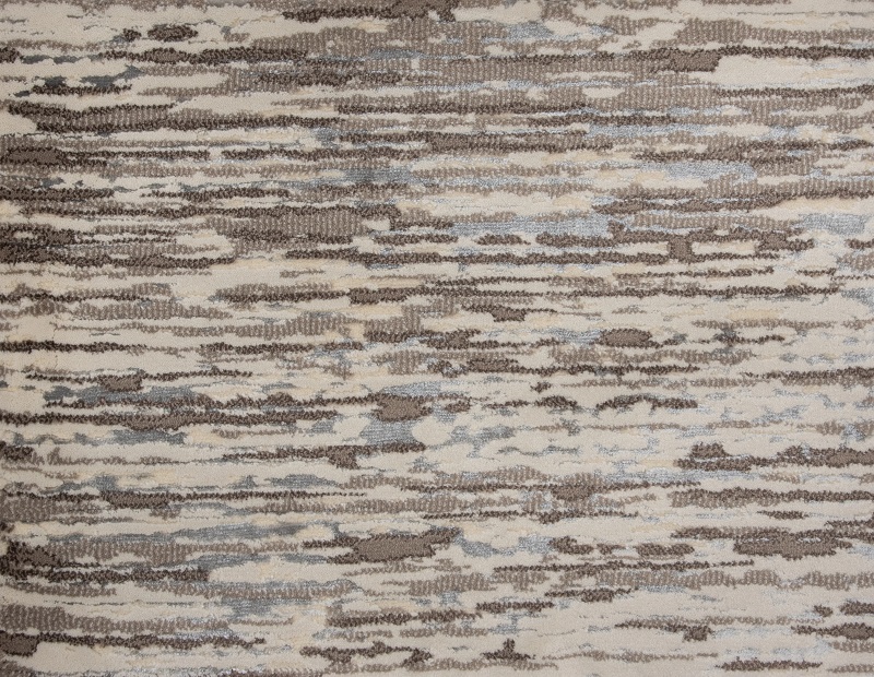 Custom & Wall to Wall Atwater Ecru Lt. Grey - Grey Machine Made Rug