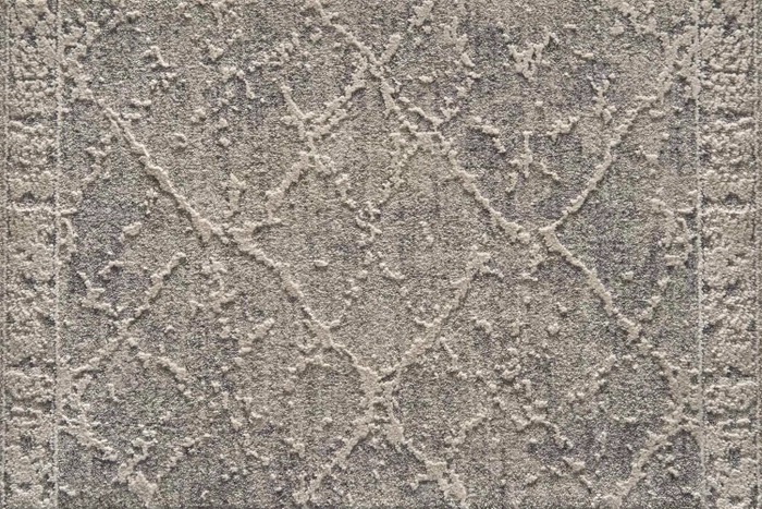 Hall & Stair Runner Rugs Infinite Trellis IFT56 Cobblestone Lt. Grey - Grey Machine Made Rug