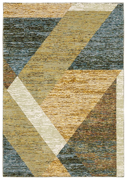 Casual & Solid Rugs Strada STR09 Camel - Taupe & Multi Machine Made Rug