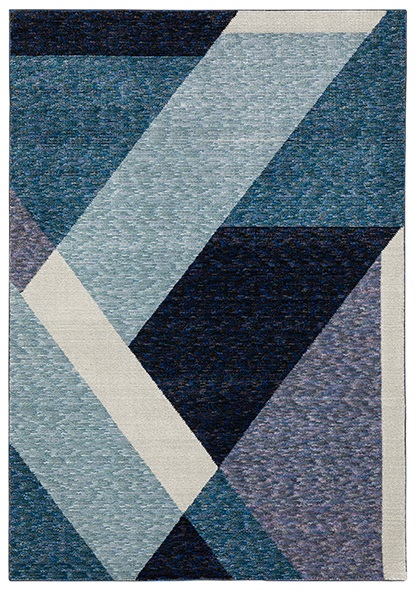 Casual & Solid Rugs Strada STR08 Lt. Blue - Blue Machine Made Rug