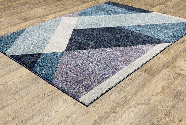 Casual & Solid Rugs Strada STR08 Lt. Blue - Blue Machine Made Rug