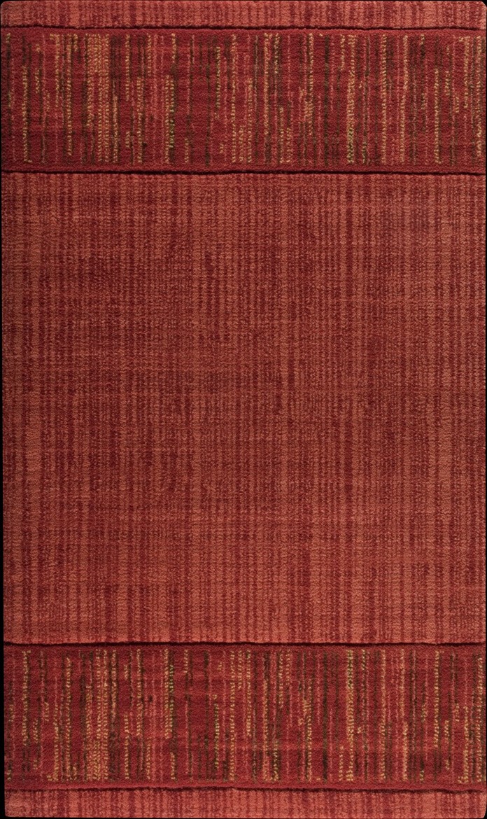 Hall & Stair Runners GRAND TEXTURES PT44-CAYEN Red - Burgundy Machine Made Rug