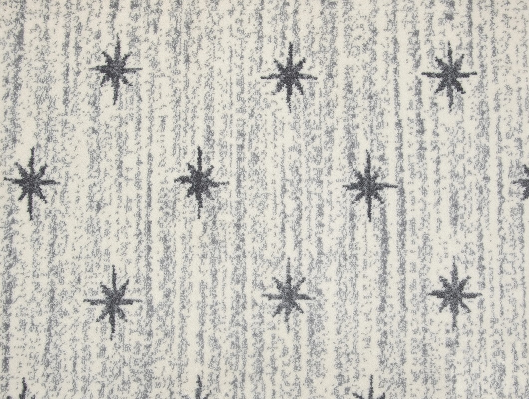 Custom Rugs, Runners & Rounds Stargazer Chrome Lt. Grey - Grey Machine Made Rug
