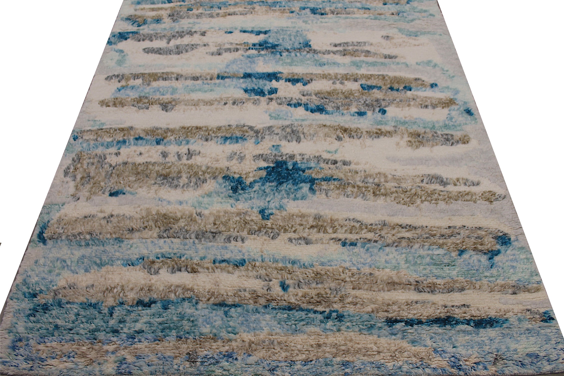 Shag Rugs Shag 027427 Lt. Blue - Blue & Multi Hand Woven Rug