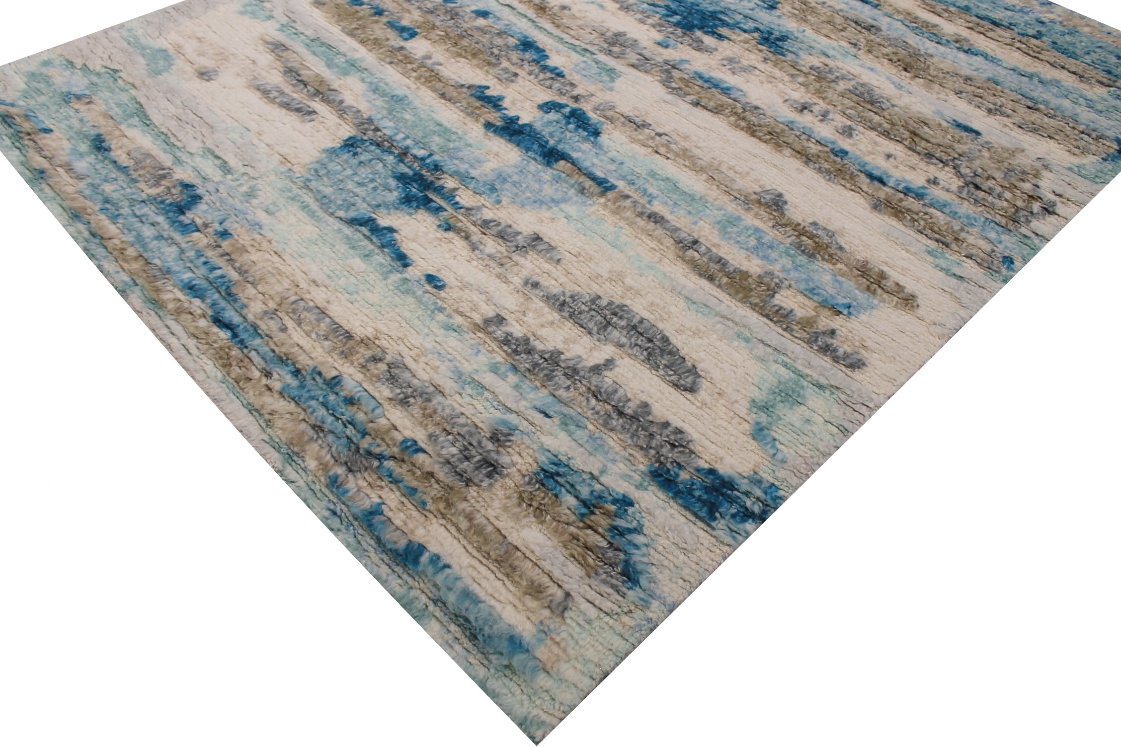 Shag Rugs Shag 027427 Lt. Blue - Blue & Multi Hand Woven Rug