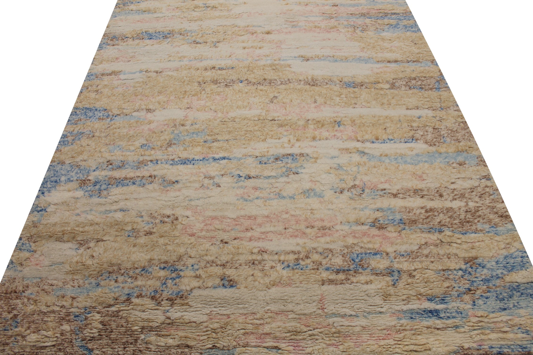 Contemporary & Modern Rugs Shag 027426 Multi & Other Hand Woven Rug